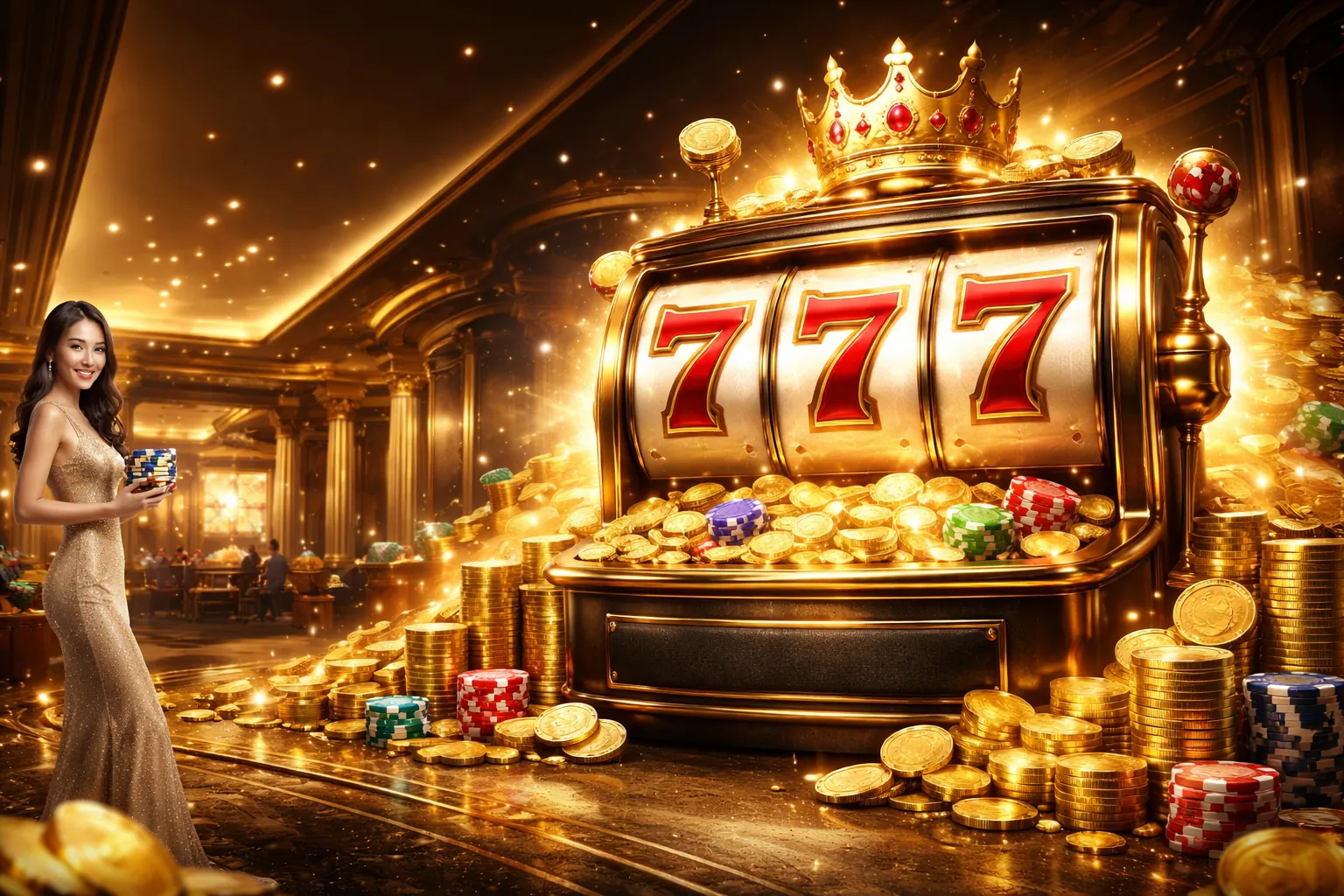 Hình ảnh chính trò chơi Slot tại 77 ball khuyến mãi